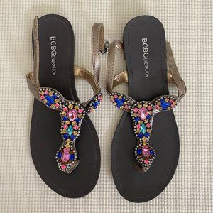 BCBGeneration Rhinestone Sandals